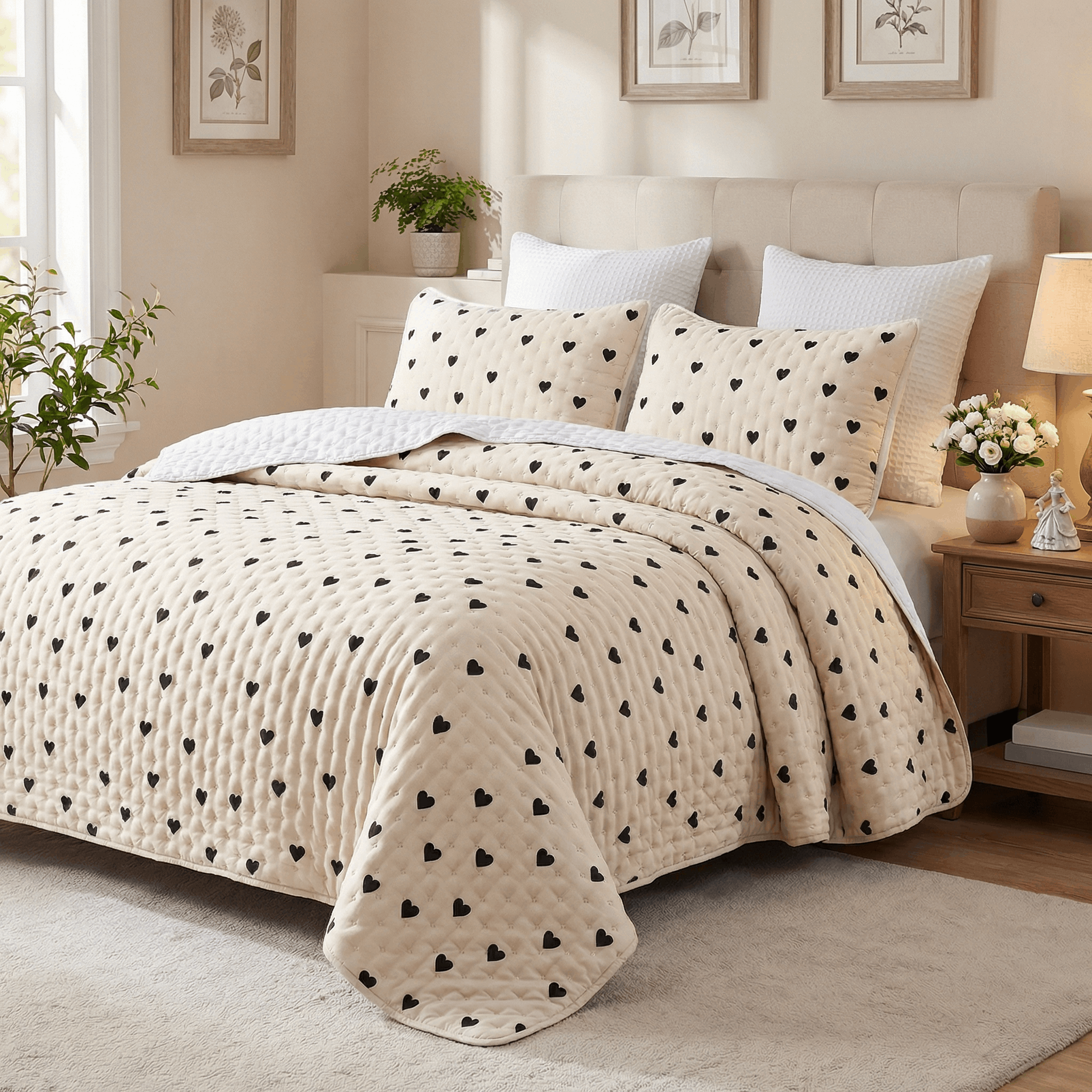 Conjunto Premium de Colchas para Conforto e Estilo Luxuosos