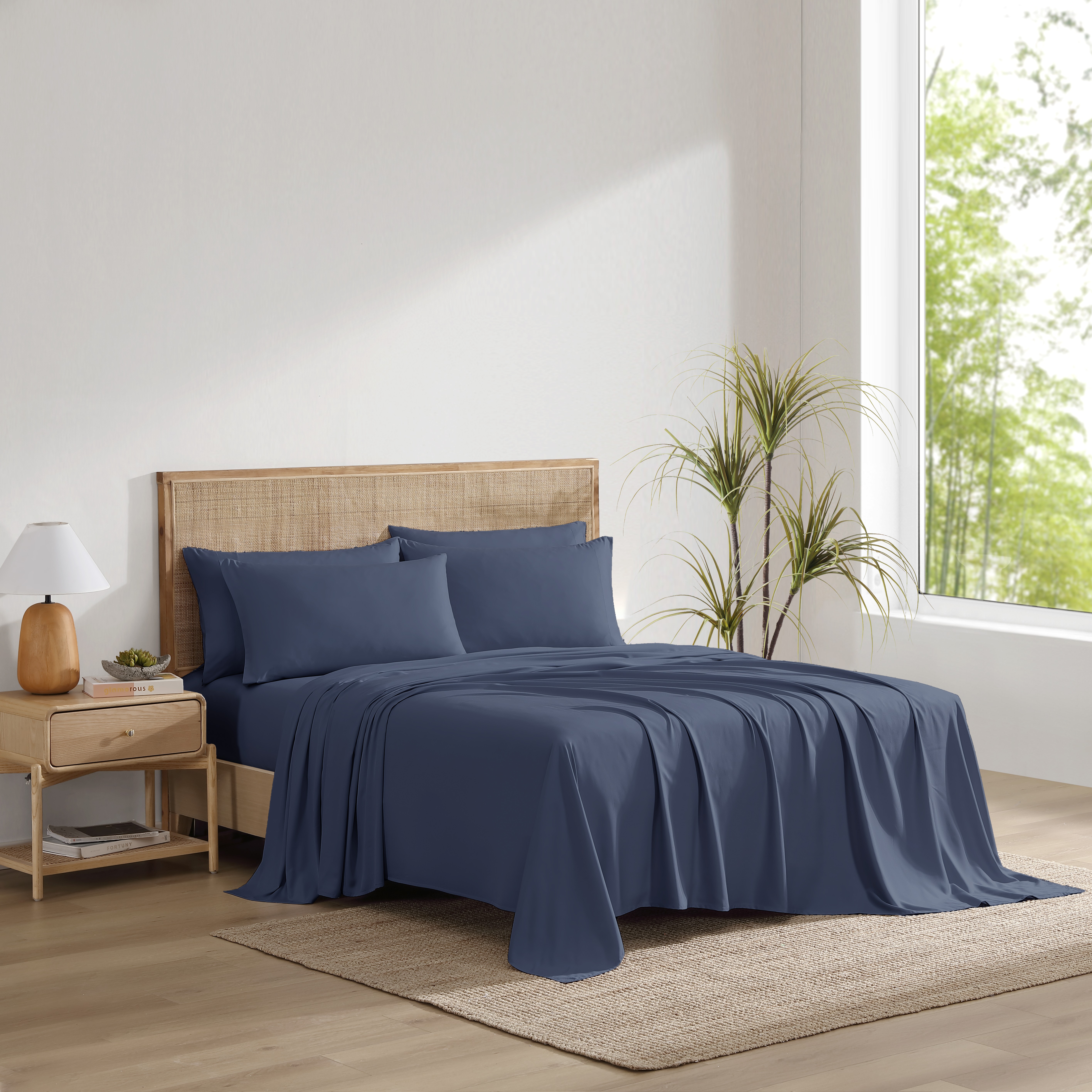 230TC 100% Bamboo Viscose Twill Dyed Sheet Set – Ultimate Cooling Sleep