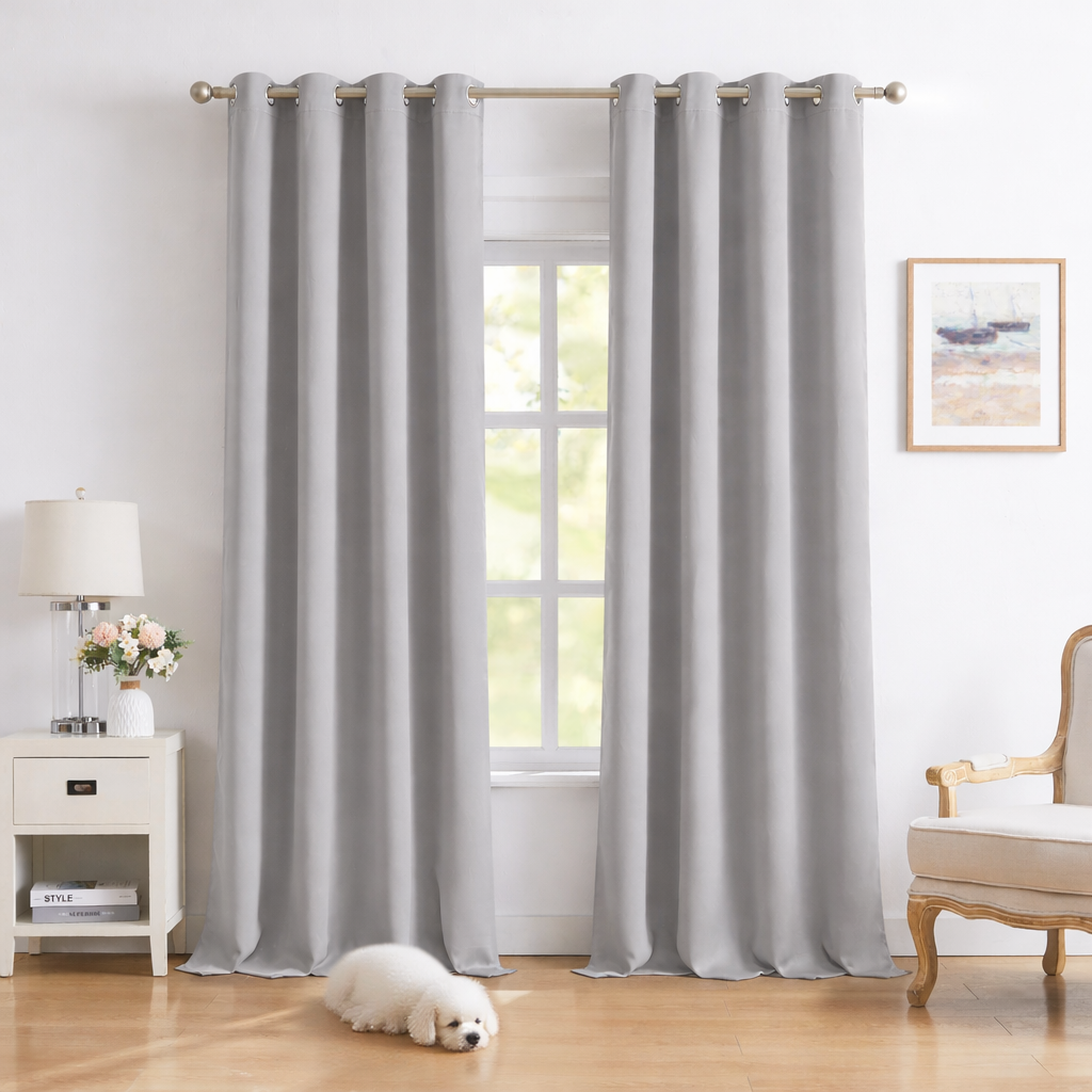 HONI 190 GSM Double-Sided Total Blackout Curtain– Complete Privacy & Ultimate Comfort