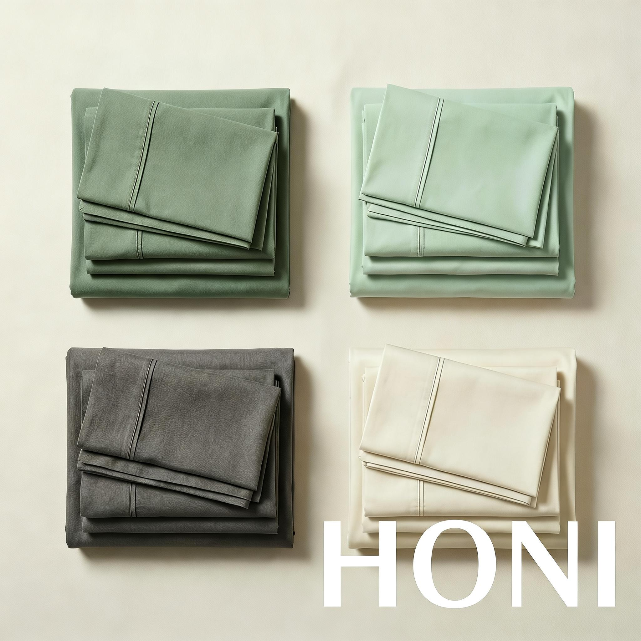 220TC Polyester-Cotton Sateen Dyed Sheet Set – Breathable, Durable & All-Season Comfort