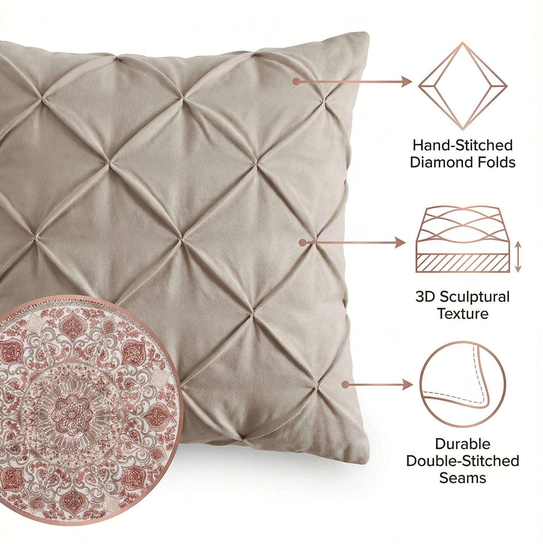85gsm Peach Skin Pigment Print 9-Piece Duvet Cover Set – Soft & Breathable Bedding Bundle