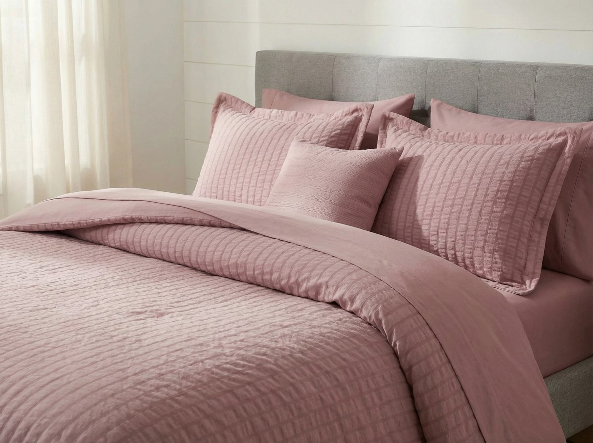 honi-bedding-of-mauve-pink-textured-seersucker-comforter-modern-style-10.jpg