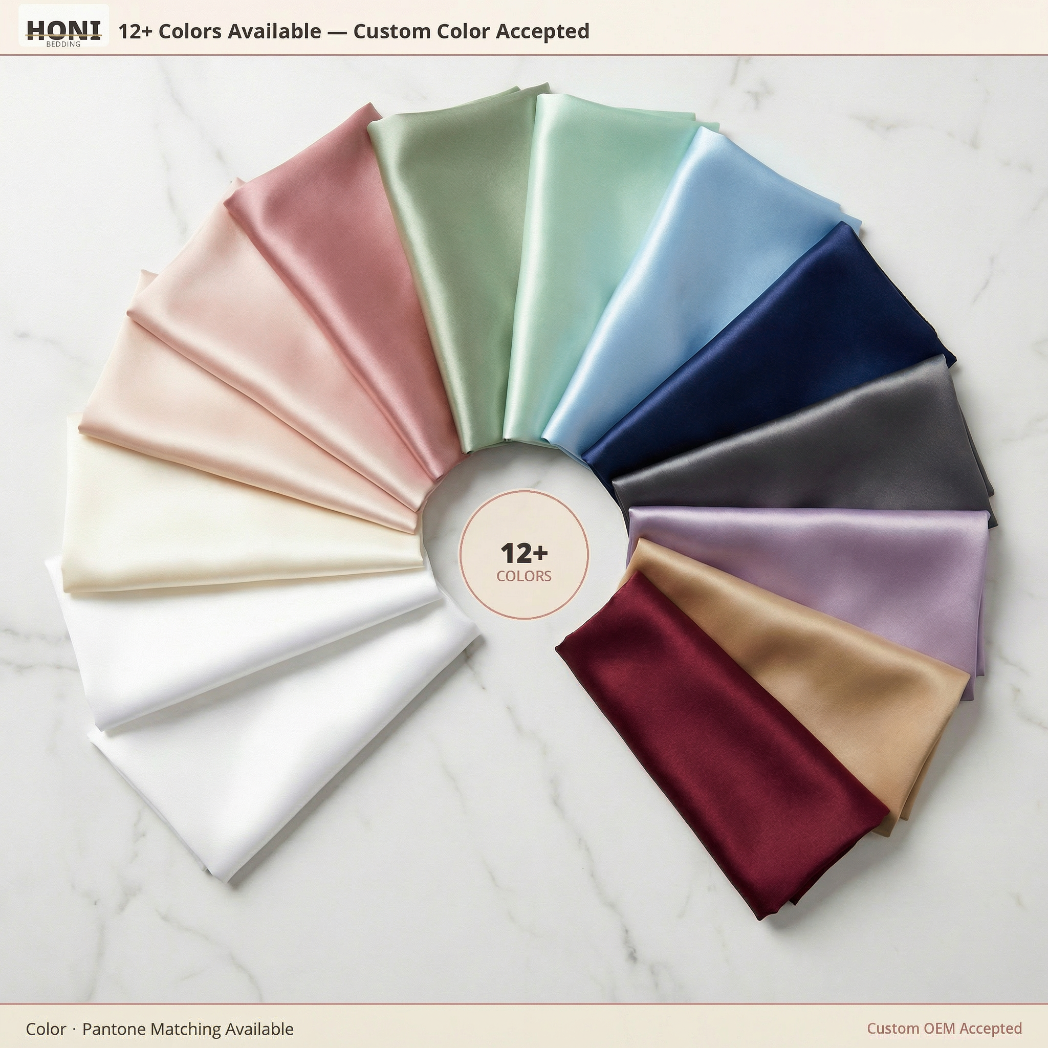 90gsm Silky Satin Bed Sheet Set – Wrinkle-Free, Fast Drying, All-Season Breathable – Wholesale Factory Direct