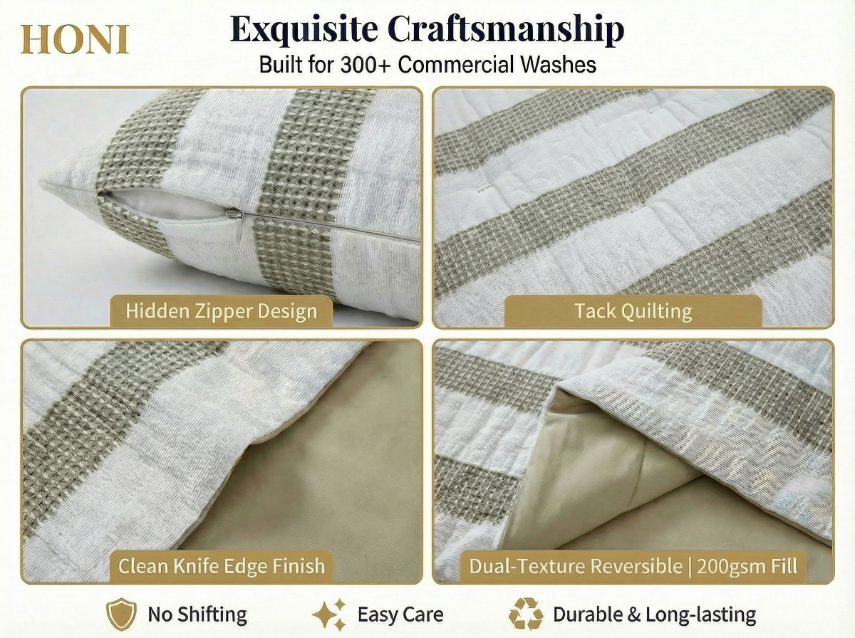 honi-bedding-of-beige-white-striped-textured-reversible-quilt-hidden-zipper-tack-quilting-200gsm-fill-11.png