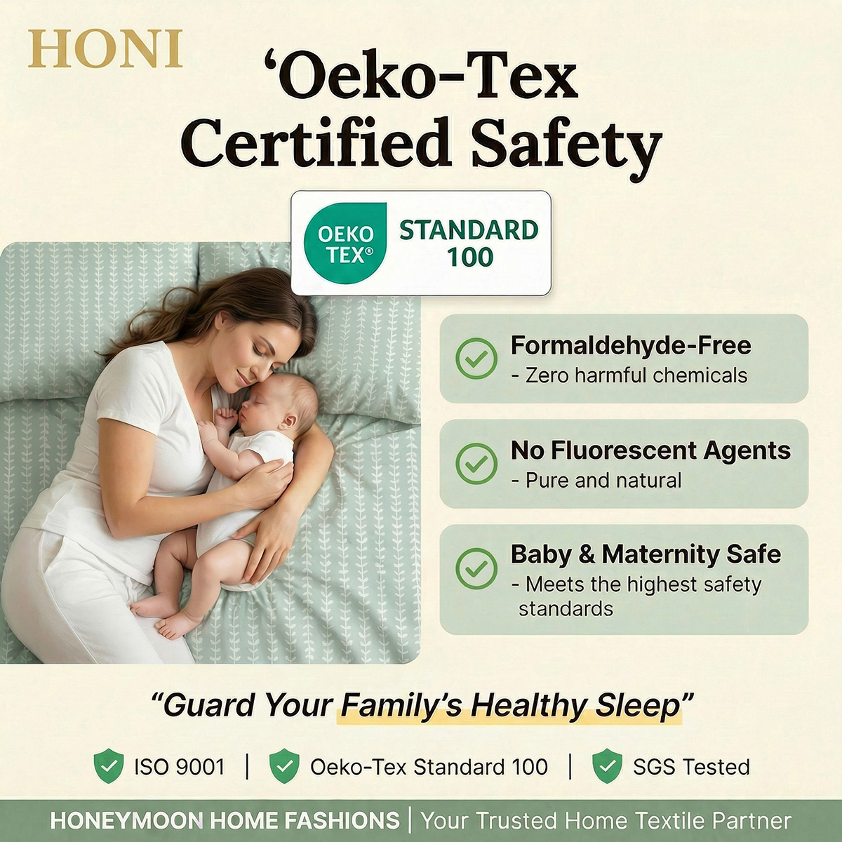 HONI 90gsm Pigment Printed Sheet Set – 4/6 Pieces – Multiple Colors & Custom Options Available