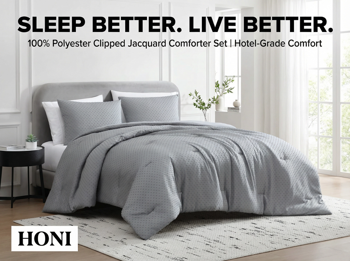 honi-bedding-silver-grey-clipped-jacquard-comforter-hotel-grade-bedroom-1.png
