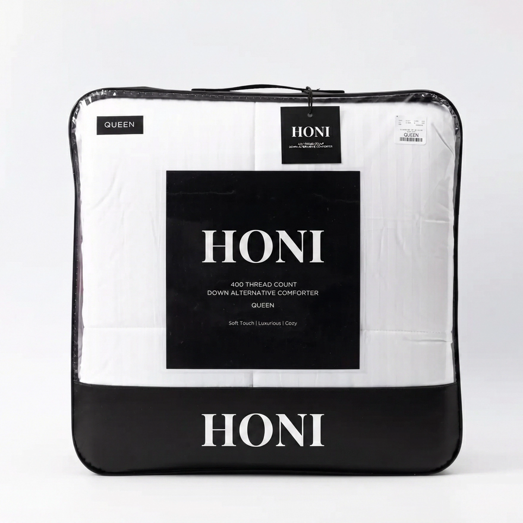 HONI 400 TC 100% Cotton Satin Stripe All-Season Quilt – 1PC | Breathable & Moisture-Wicking Comforter for Deep Sleep
