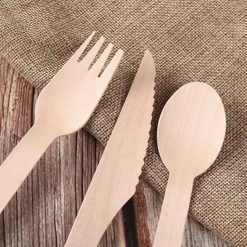 Plant Fiber Spoon/Fork/Knife | Eco-Friendly Compostable Cutlery | Bolooming
