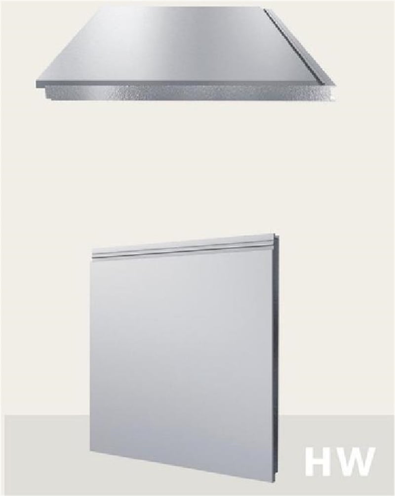 HW Industrial Building Curtain Wall Cladding Sandwich Panel