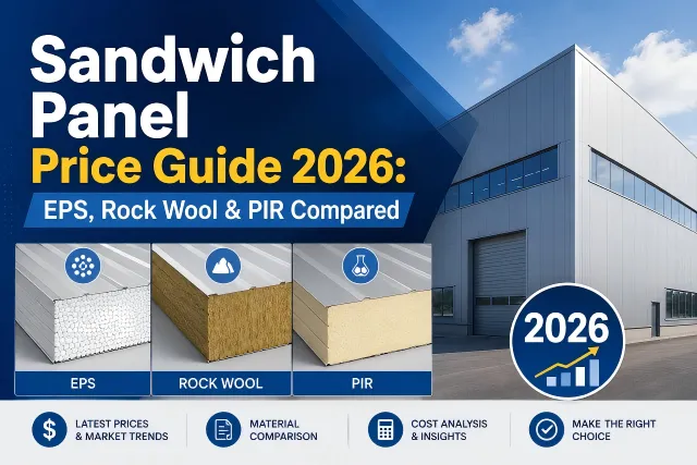 Preis-Leitfaden für Sandwichplatten 2026: EPS, Steinwolle und PIR im Vergleich