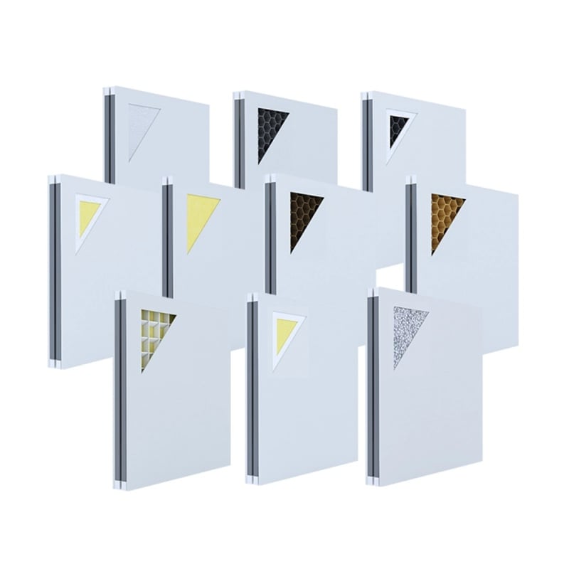 50mm Fireproof Rockwool Cleanroom Sandwich Panel for Pharmaceutical Factory