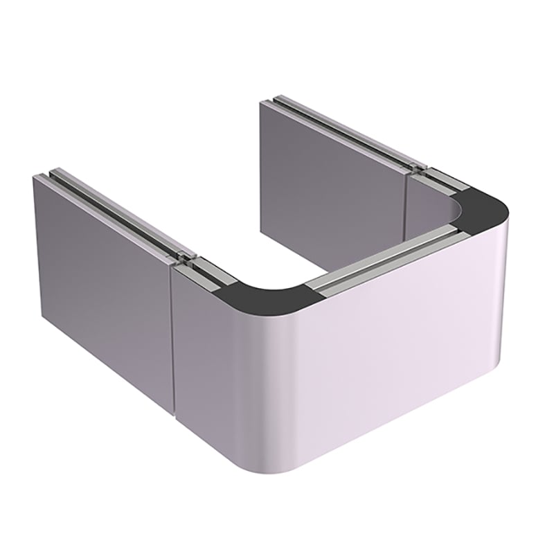 Panneau modulaire intégré spécial — forme personnalisée pour salle blanche