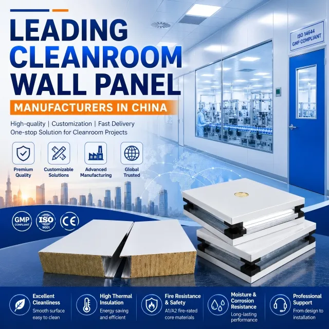 Führende Hersteller von Reinraum-Wandpaneelen in China