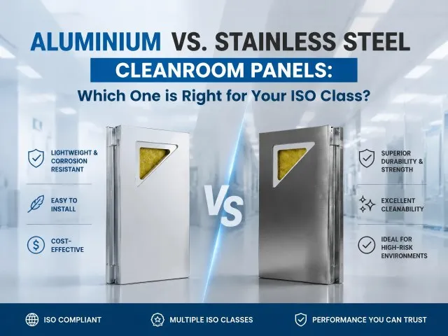 Aluminium- vs. Edelstahl-Reinraumplatten: Welche ist die richtige Wahl für Ihre ISO-Klasse?