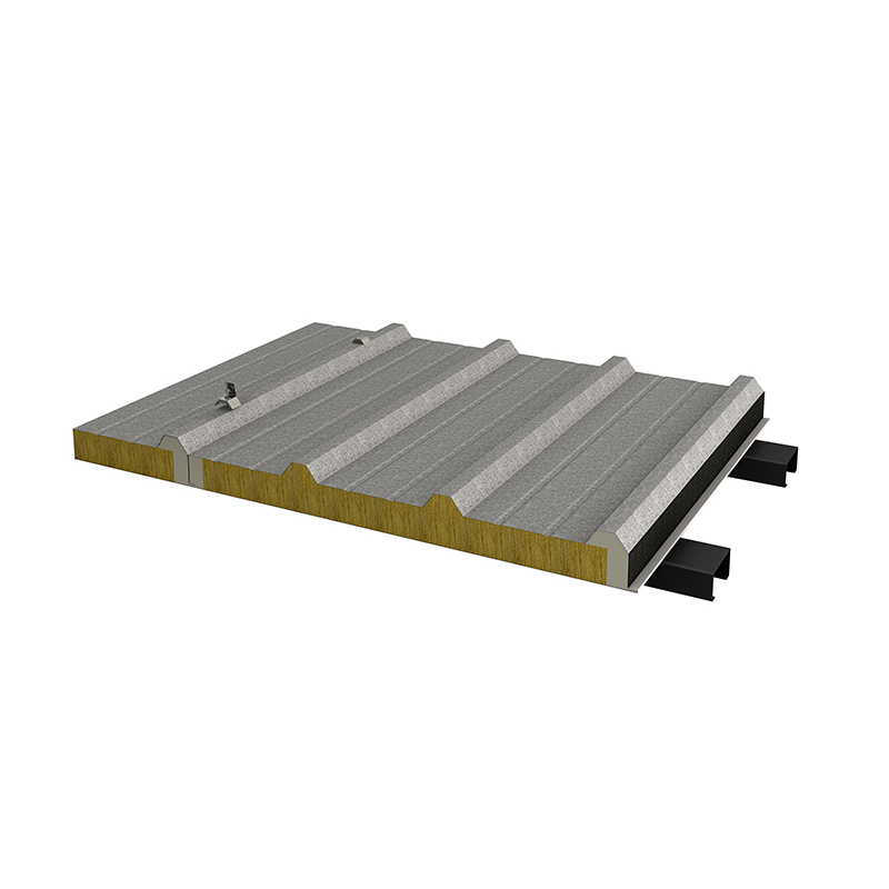 Système de panneau sandwich de toiture métallique isolée thermiquement SR1000