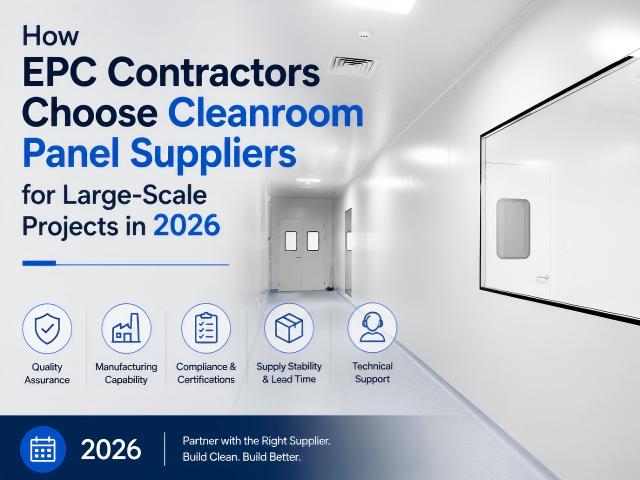 How EPC Contractors Choose Cleanroom Panel Suppliers for Large-Scale Projects in 2026