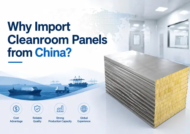 Por que importar painéis para salas limpas da China?