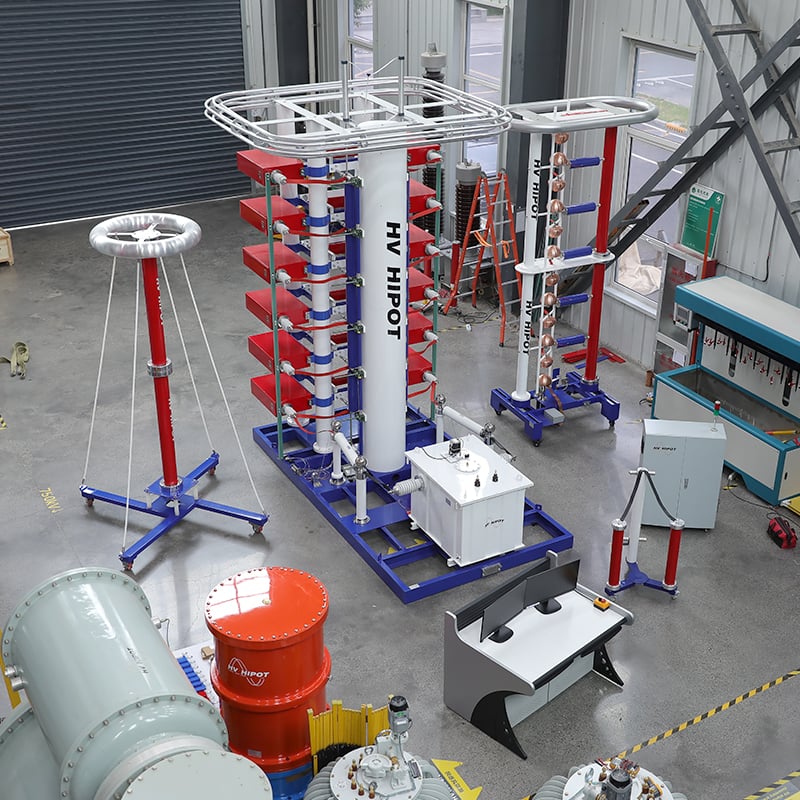 GDCY-900kV/90kJ High Voltage Standard Lightning Impulse Voltage Test System