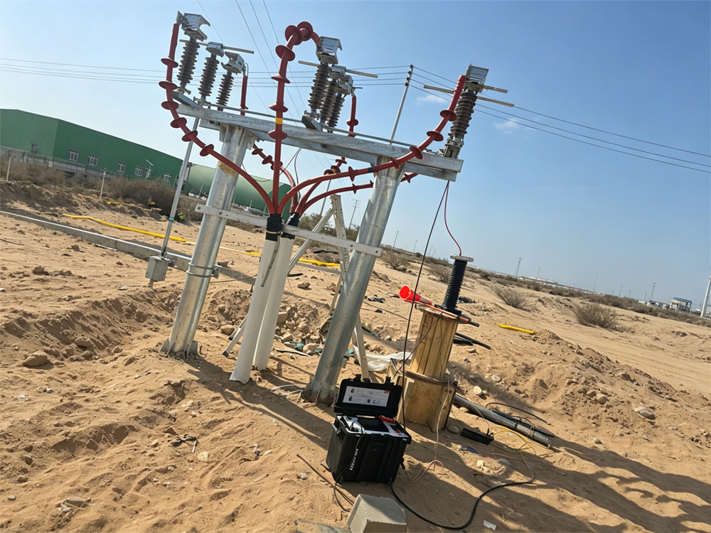 HV HIPOT VLF-68TPD Full Diagnostic System Solves Aging Cable Faults for Latin American Urban Grid