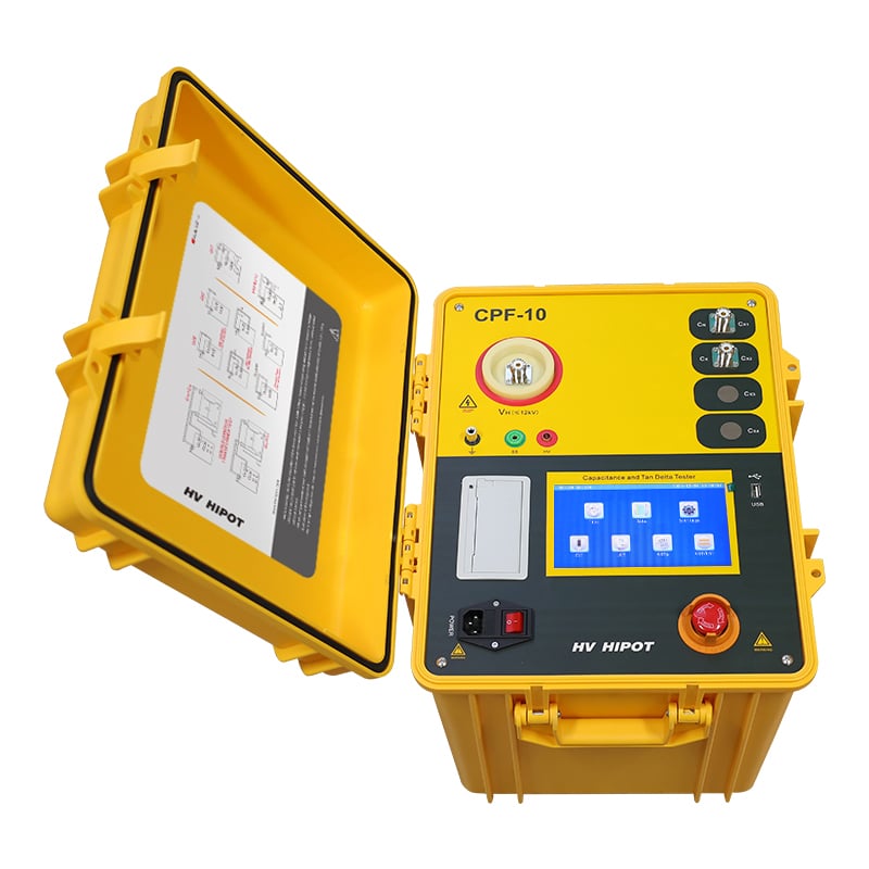 CPF-10 Automatic Capacitance & Tan Delta Tester for HV Electrical Equipment