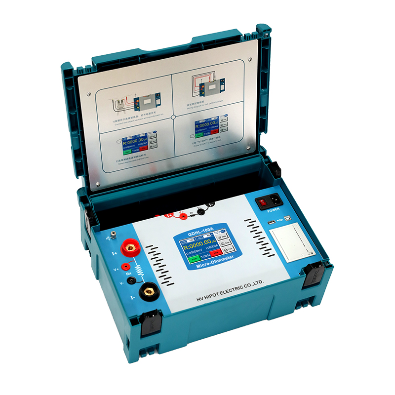 GDHL-100A Intelligent Loop Resistance Tester（100A DC, 0.01μΩ Resolution, Four-Terminal）