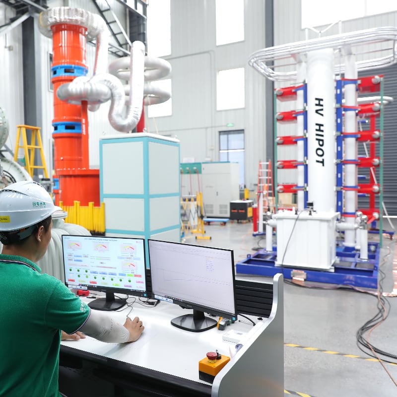 GDCY-900kV/90kJ High Voltage Standard Lightning Impulse Voltage Test System