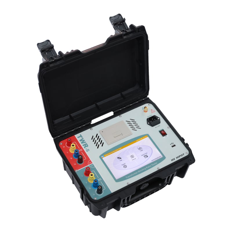 TWR-S Portable Transformer TTR Tester Turns Ratio Meter for HV Electrical Equipment