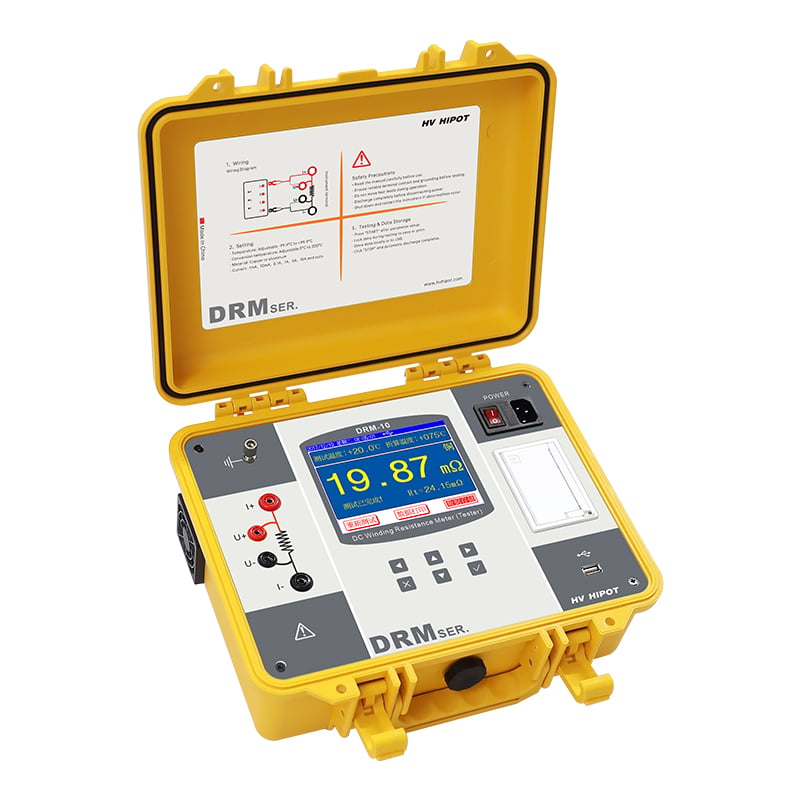 DRM-10 DC Winding Resistance Meter