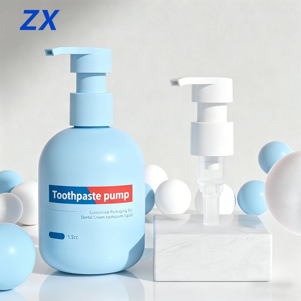 Customized Left Right Switch Self-locking External Switch Toothpaste Pump Head for Toothpaste