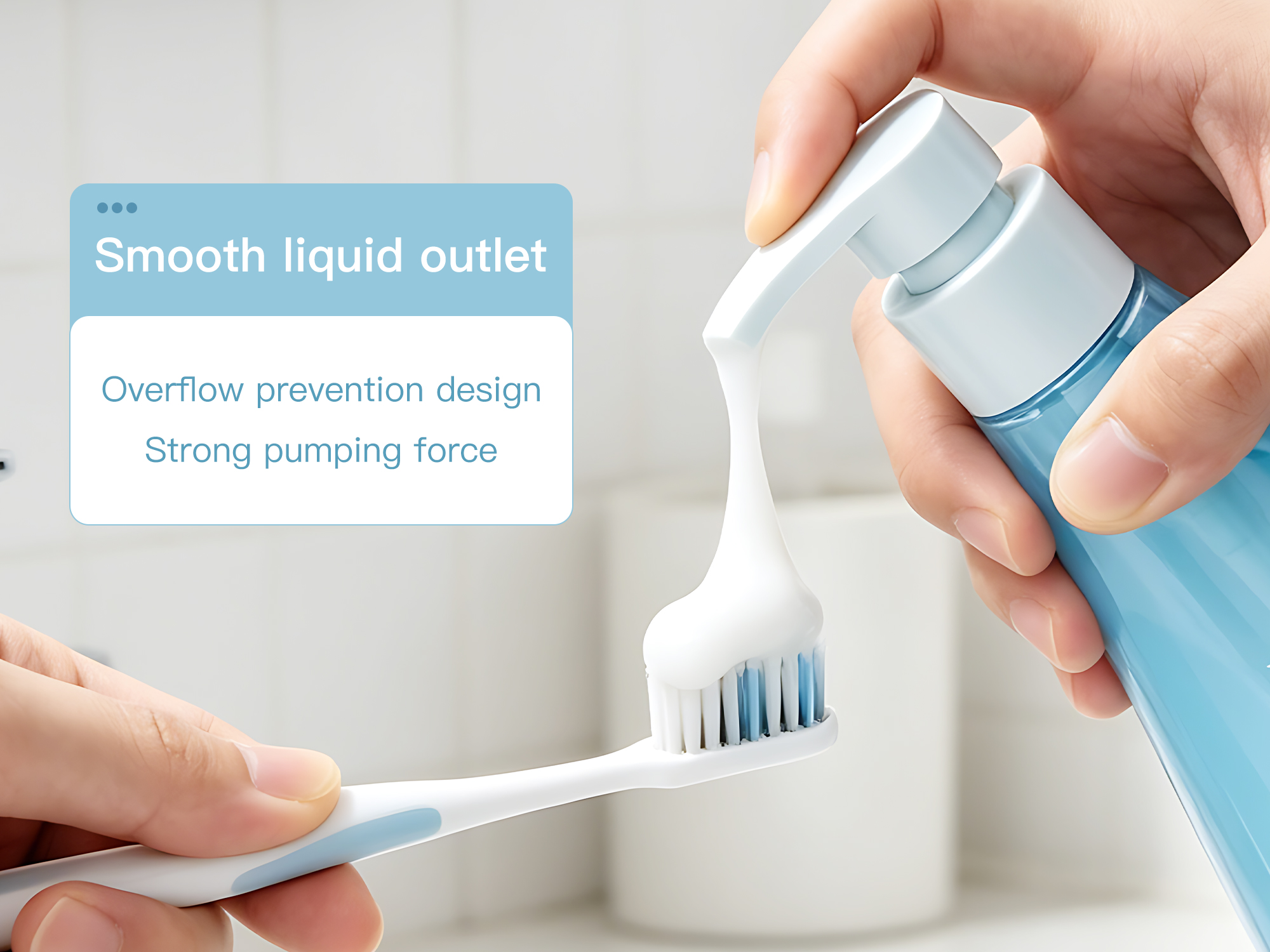 What's the difference between a toothpaste pump and a standard lotion pump?