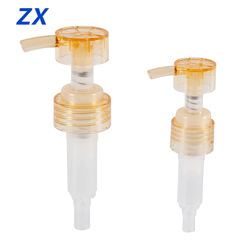 PC Shampoo Soap Pump Non-spill PC Transparency Plastic Pump 28/410 24/410 33/400 Bottle Lotion Pumps for Liquid Packaging