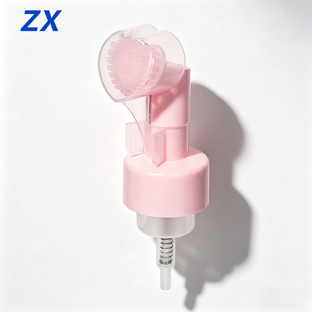 New Design Lightweight Fine Rich Lathering Effect Customized 42mm Plastic Inside Spring Foam Pump With Cap