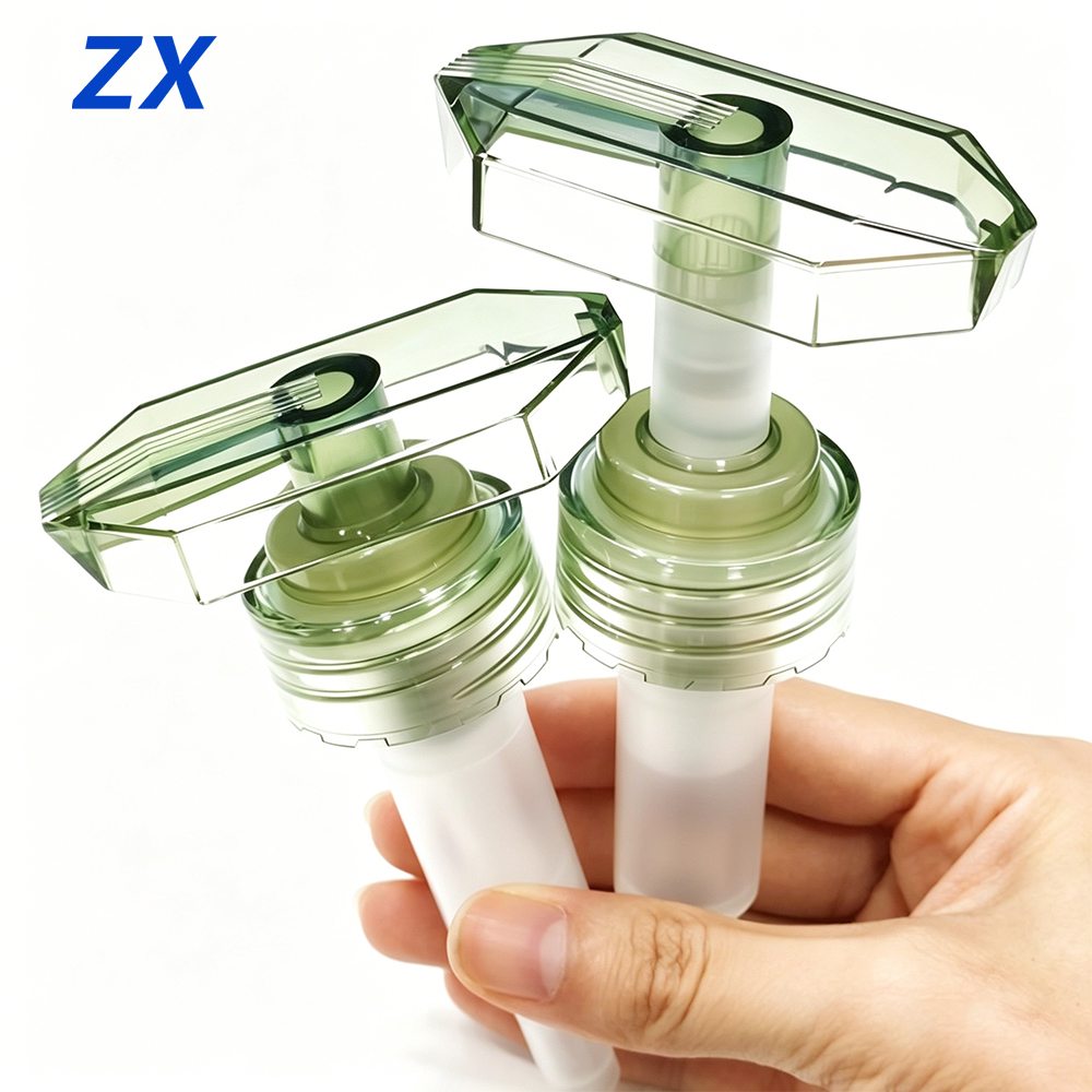 Outspring Eco-Friendly Child-Proof Non-Spill PC Plastic Lotion Pump Press Hand Sanitizer Liquid PC Pump for Skin Care Packaging