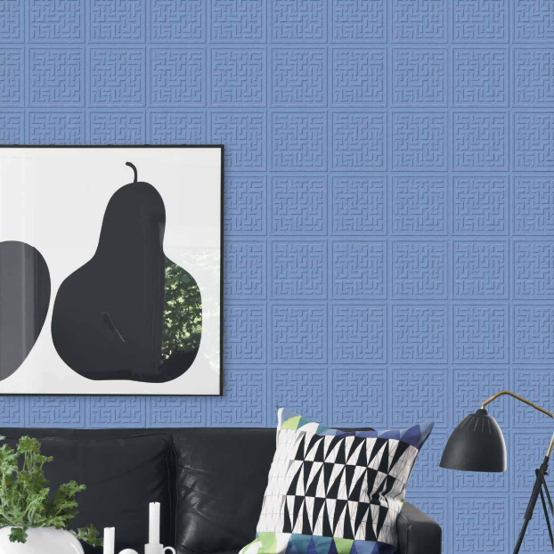 Luxury Foamed Paintable Decorative Textile Fiberglass Wallcovering / Glass Fibre Wallpaper for Interior Wall Decoration 1mx30m details