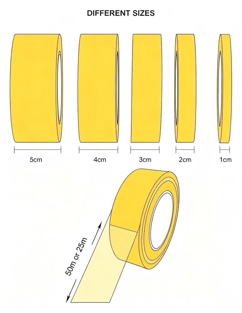 Synthetic Rubber Double Sided Filament Tape factory