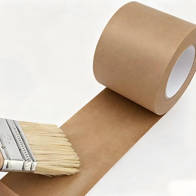 Eco-friendly Recycled Self-adhesive or Water Activated Kraft Paper Gummed Packaging Tape  manufacture