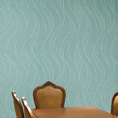 Luxury Foamed Paintable Decorative Textile Fiberglass Wallcovering / Glass Fibre Wallpaper for Interior Wall Decoration 1mx30m manufacture