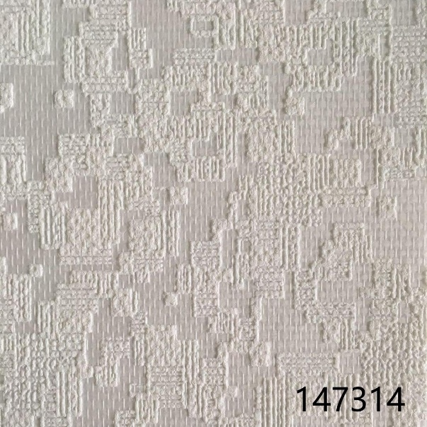 Luxury Foamed Paintable Decorative Textile Fiberglass Wallcovering / Glass Fibre Wallpaper for Interior Wall Decoration 1mx30m supplier