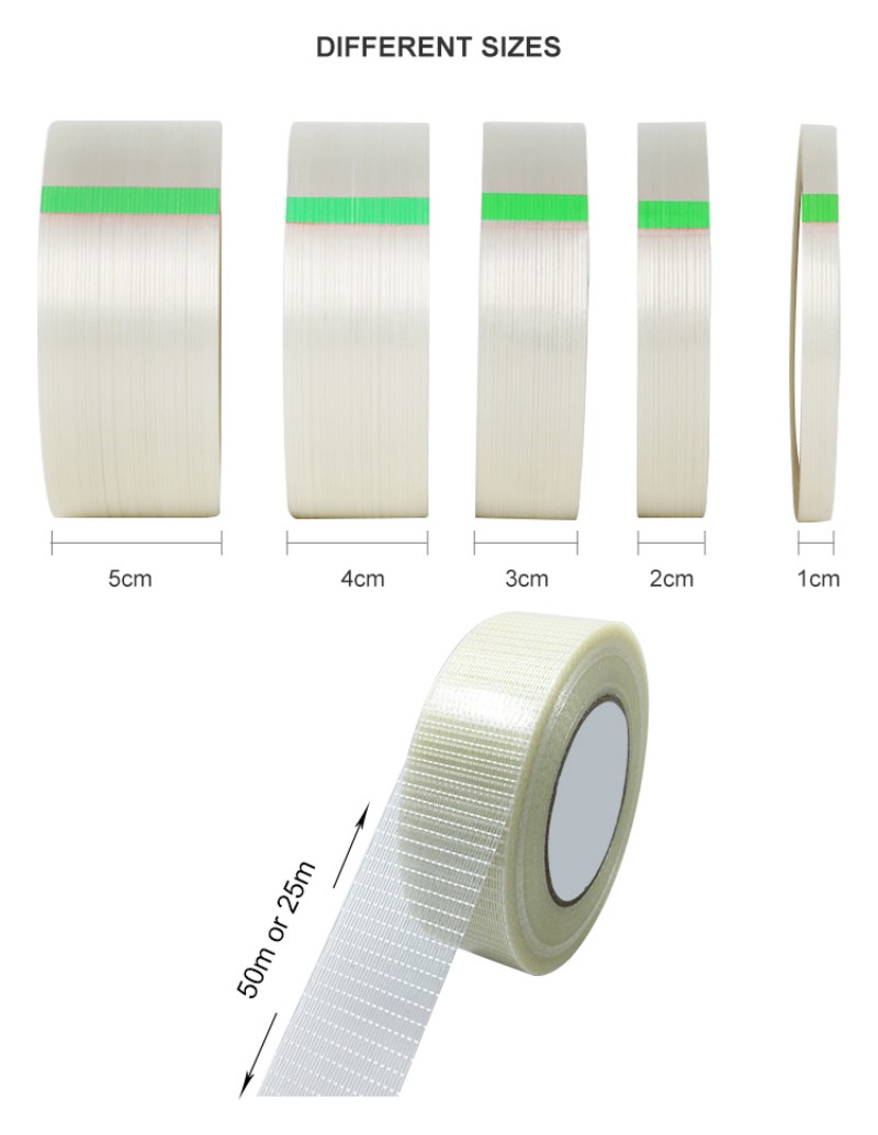 Fiberglass Filament Strapping Tape For Heavy Stuff Bundling & Fixing Appliances’ Components factory