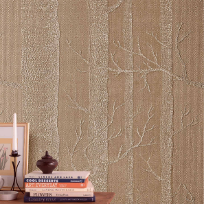 Luxury Foamed Paintable Decorative Textile Fiberglass Wallcovering / Glass Fibre Wallpaper for Interior Wall Decoration 1mx30m factory
