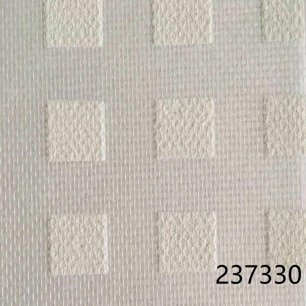 Luxury Foamed Paintable Decorative Textile Fiberglass Wallcovering / Glass Fibre Wallpaper for Interior Wall Decoration 1mx30m manufacture