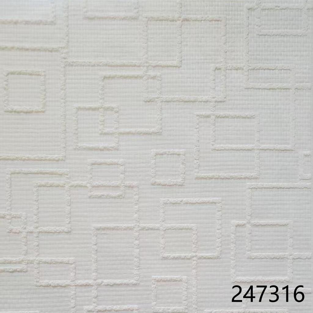 Luxury Foamed Paintable Decorative Textile Fiberglass Wallcovering / Glass Fibre Wallpaper for Interior Wall Decoration 1mx30m factory
