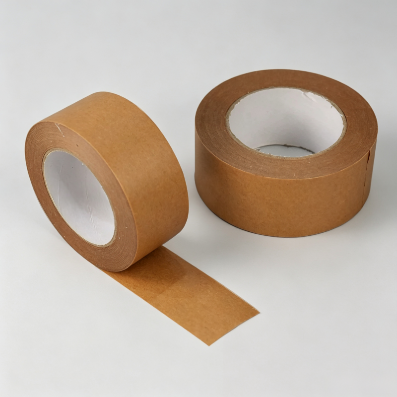 Eco-friendly Recycled Self-adhesive or Water Activated Kraft Paper Gummed Packaging Tape  supplier