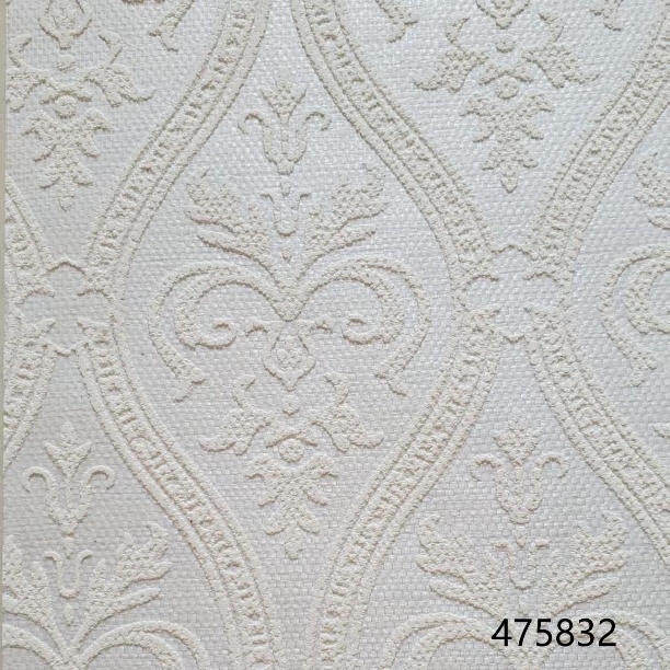 Luxury Foamed Paintable Decorative Textile Fiberglass Wallcovering / Glass Fibre Wallpaper for Interior Wall Decoration 1mx30m details