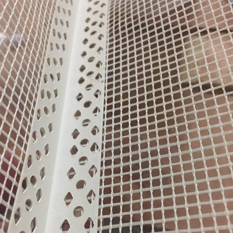 Pvc Corner Bead With Fiberglass Mesh