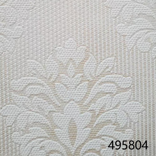 Luxury Foamed Paintable Decorative Textile Fiberglass Wallcovering / Glass Fibre Wallpaper for Interior Wall Decoration 1mx30m factory