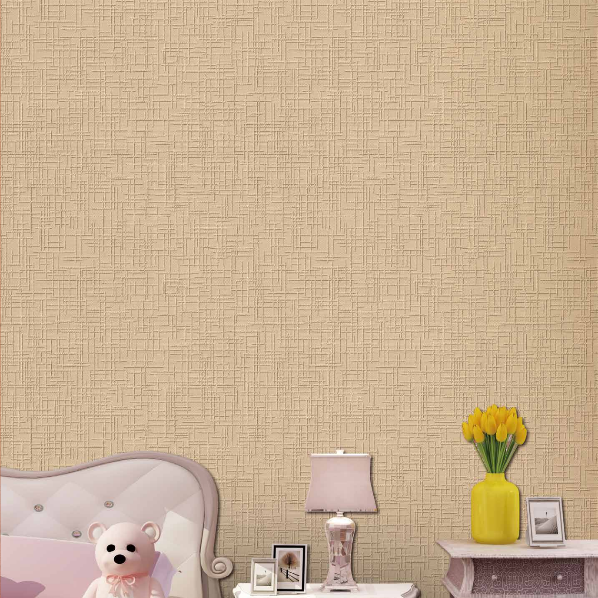 Luxury Foamed Paintable Decorative Textile Fiberglass Wallcovering / Glass Fibre Wallpaper for Interior Wall Decoration 1mx30m details