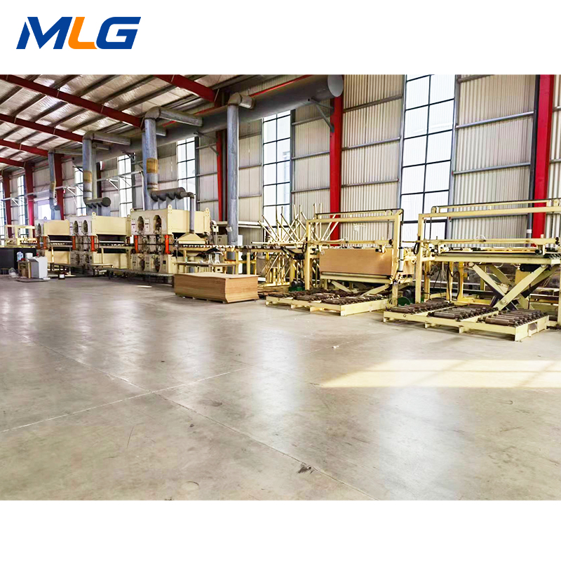 Automatic Particle Board Production Line High Capacity for Wood Panel Manufacturing