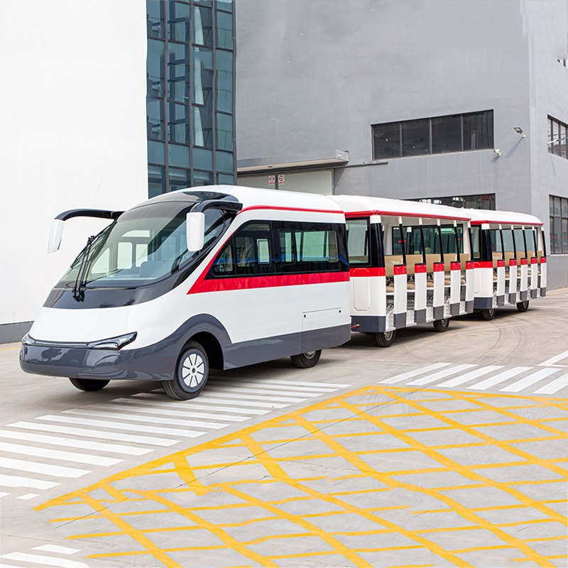 High-Speed Rail Styled Electric Tourist Train | 42-Seat Custom Locomotive – Model ALGD-CT-42