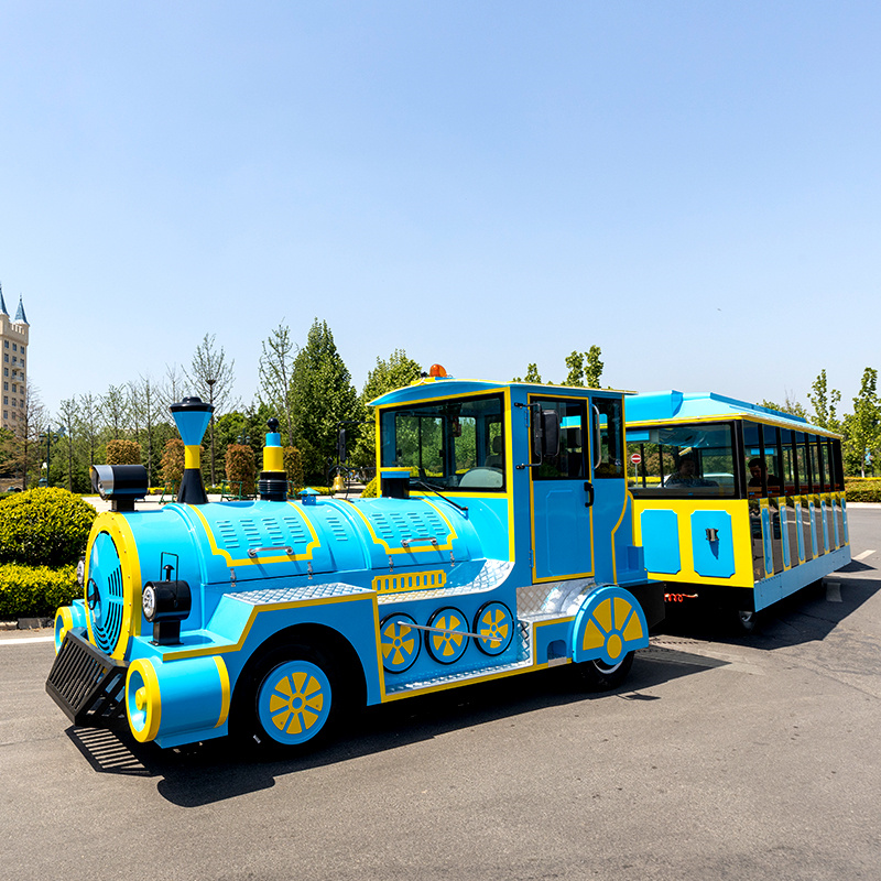 Diesel 72-Seat Tourist Train with Automatic Doors | Fuel-Powered – Model ALGQ-CL-72